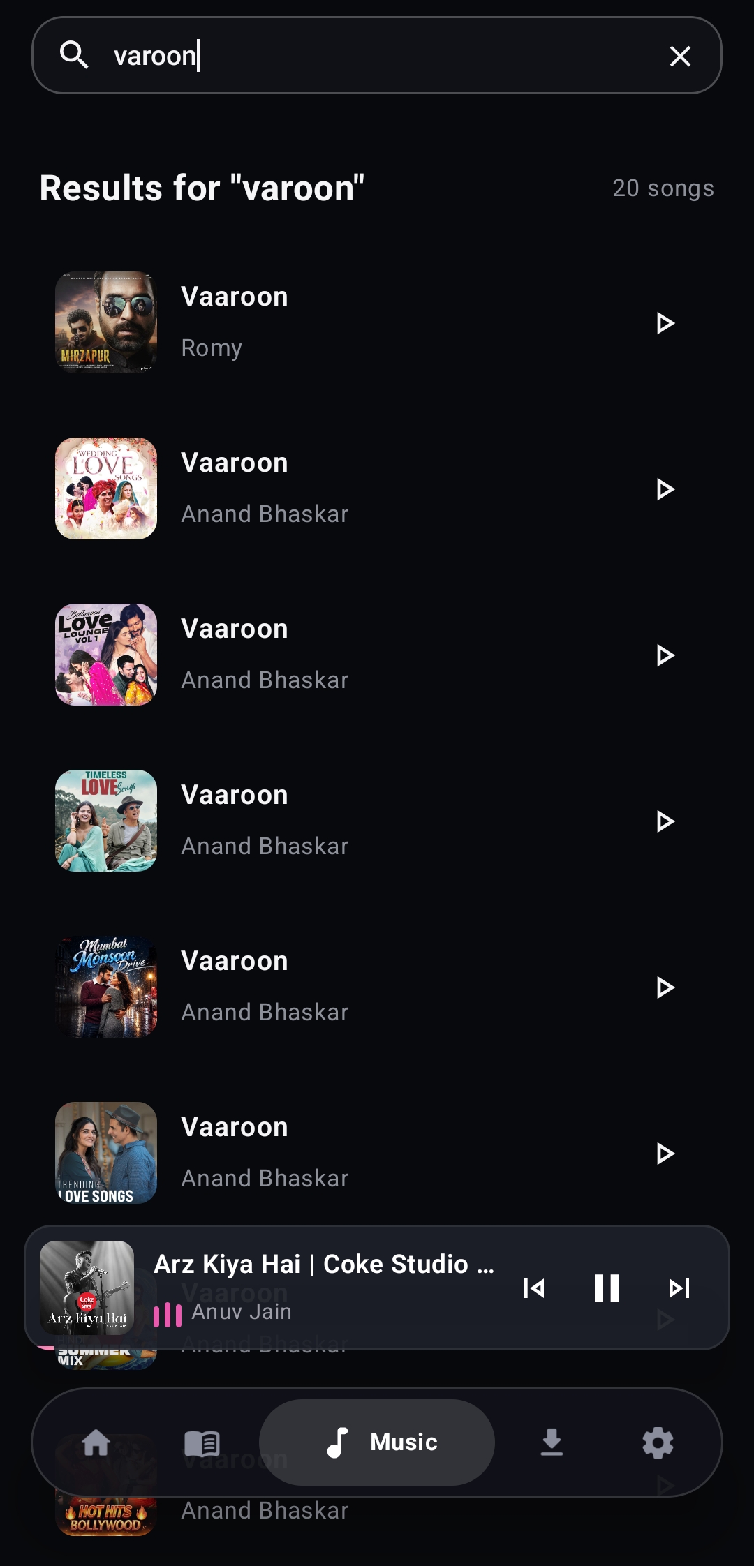 Music Search
